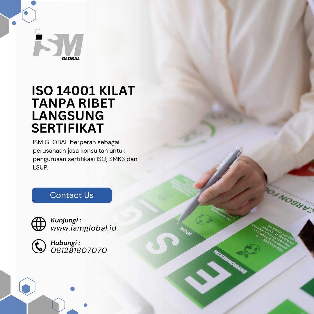 ISO 14001 KILAT TANPA RIBET, LANGSUNG SERTIFIKAT