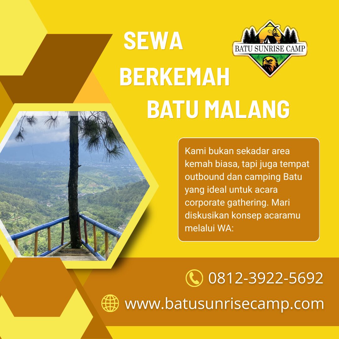 Melepas Penat Lewat Wisata Kemah Batu Malang