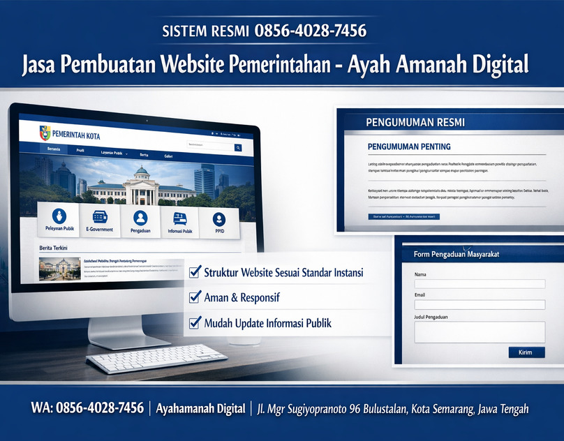 SISTEM RESMI 0856-4028-7456 Jasa Pembuatan Website Pemerintahan – Ayah Amanah Digital