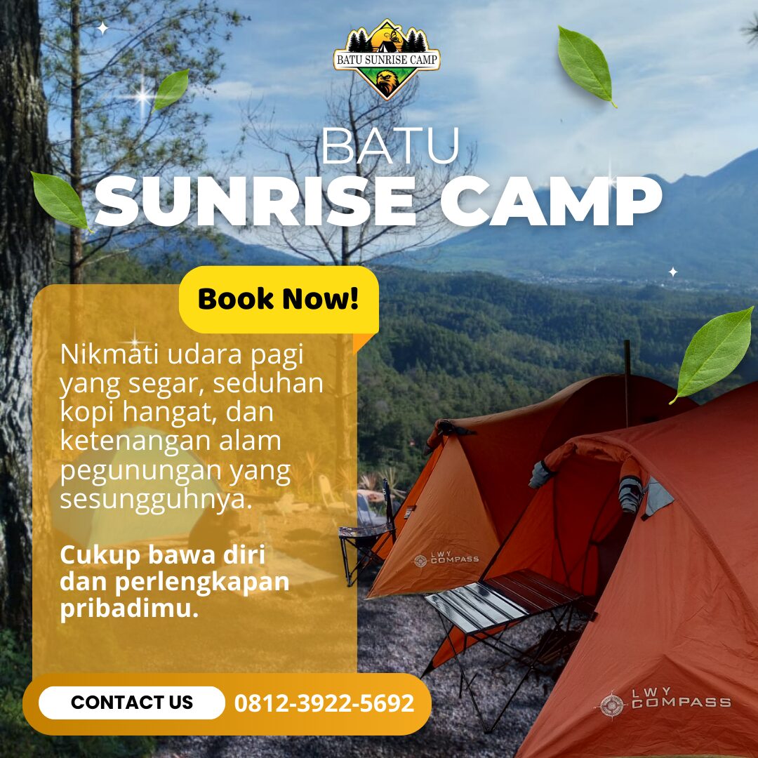 WA 0812-3922-5692 Pilihan tenda camping Batu Malang dengan double layer