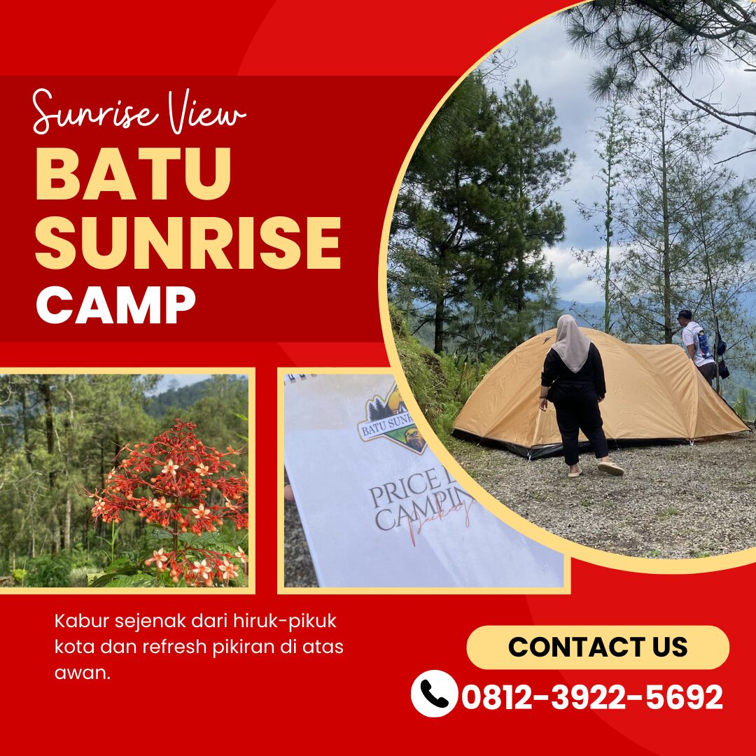 Pemandangan City Light Spektakuler dalam Paket Camping Batu Malang