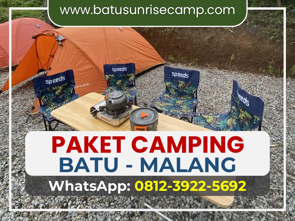 Area Kemah Hutan Pinus di Batu yang Sejuk dan Asri, WA 0812-3922-5692