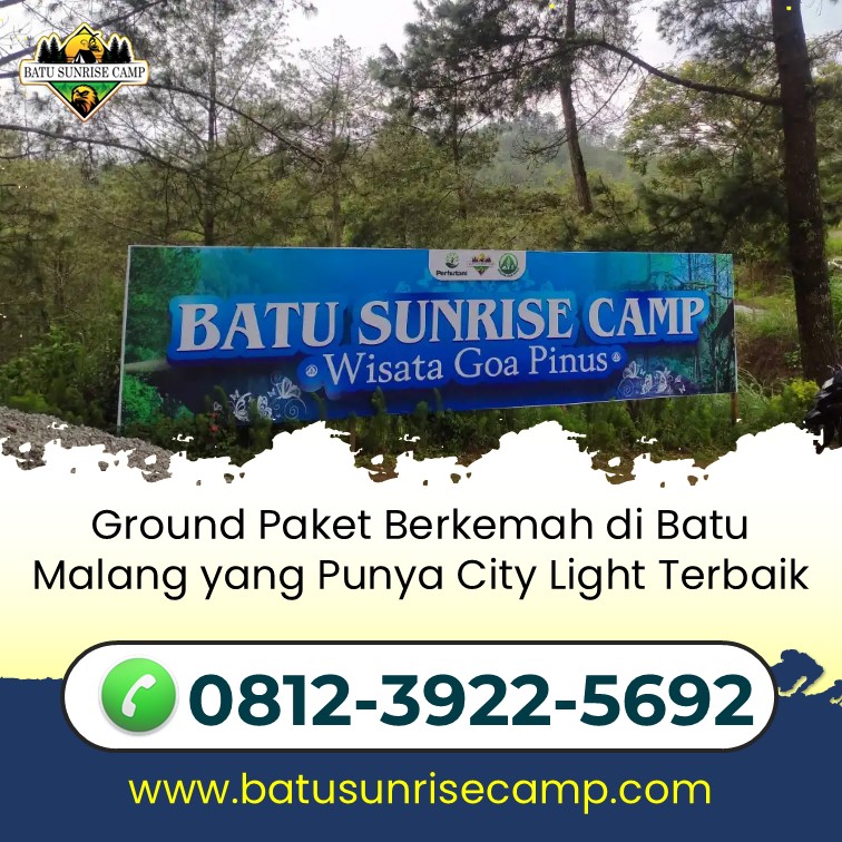 Lokasi Sewa Ground Camping Batu dengan Toilet Bersih dan Nyaman, WA 0812-3922-5692