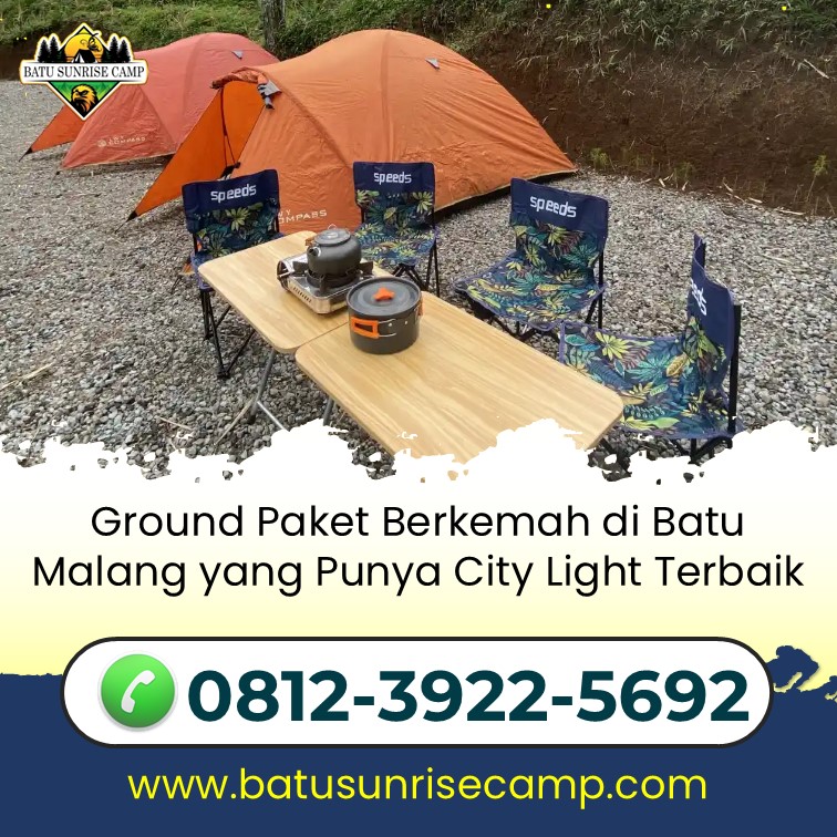 Lokasi Sewa Ground Camping Batu dengan Toilet Bersih dan Nyaman, WA 0812-3922-5692