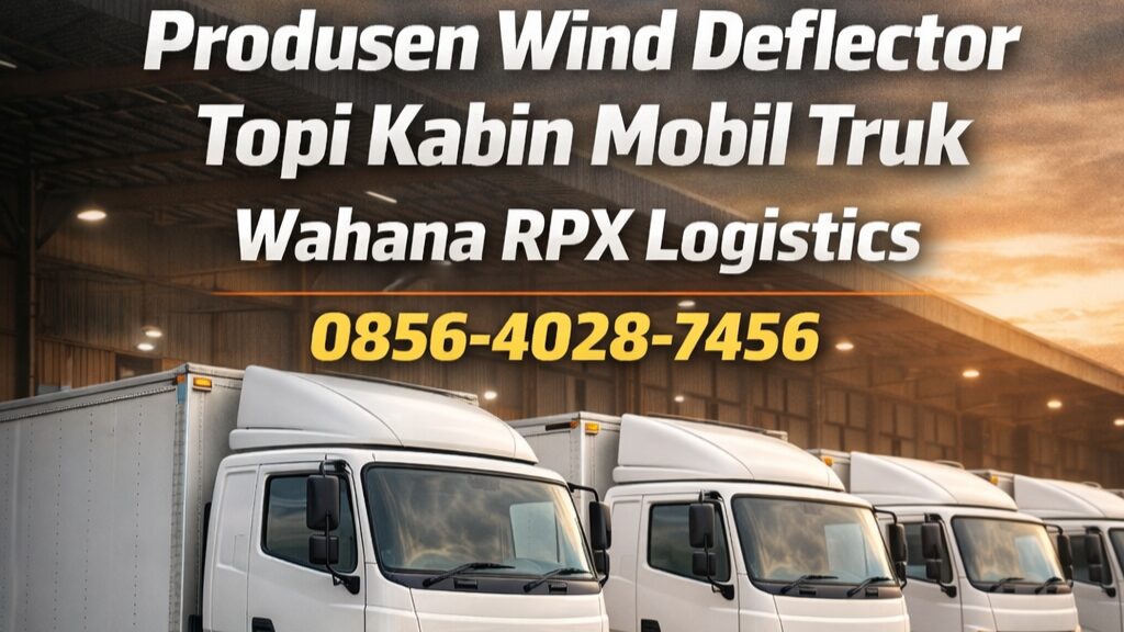 Spesialis Armada | 0856-4028-7456 Produsen Wind Deflector Topi Kabin Mobil Truk Wahana RPX Logistics
