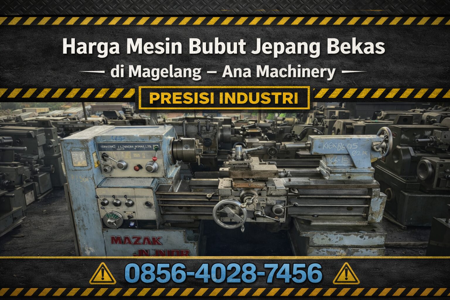 PRESISI INDUSTRI | 0856-4028-7456 | Harga Mesin Bubut Jepang Bekas di Magelang – Ana Machinery