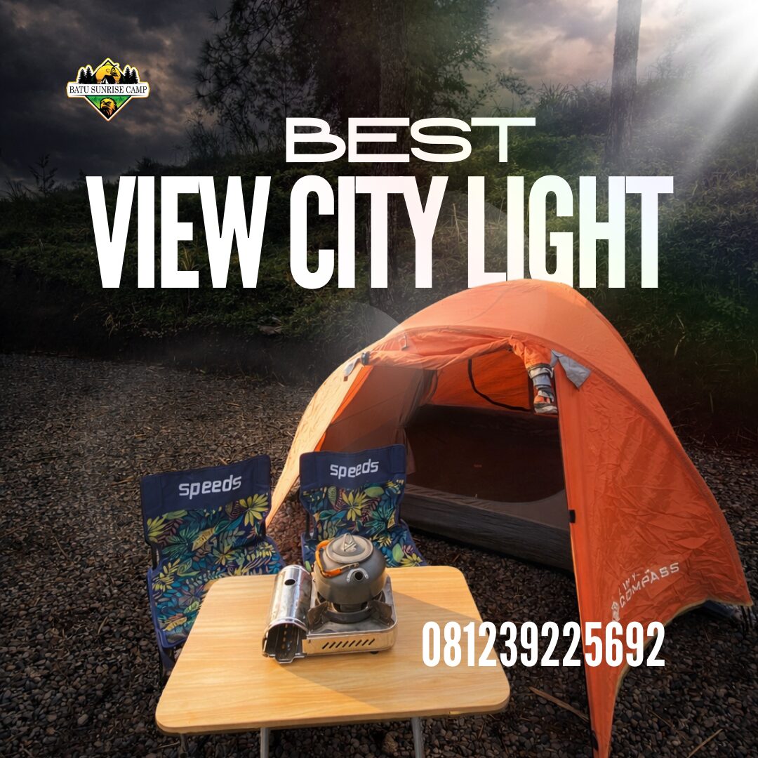 Menikmati Malam Syahdu City Light dengan Paket Camping Batu