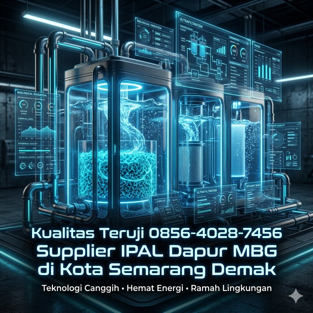 Kualitas Teruji 0856-4028-7456 Supplier IPAL Dapur MBG di Kota Semarang Demak