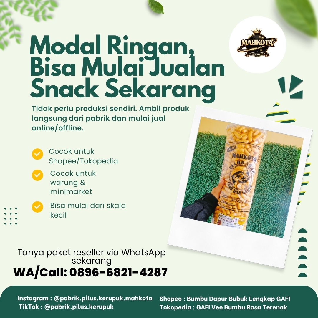 PREMIUM!WA : 0896-68214287,Pabrik Cemilan Kiloan sekitar Cipondoh