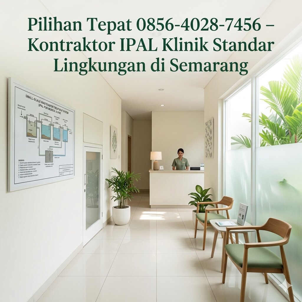 Pilihan Tepat 0856-4028-7456 – Kontraktor IPAL Klinik Standar Lingkungan di Semarang
