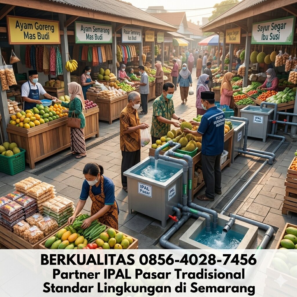 Berkualitas 0856-4028-7456 Partner IPAL Pasar Tradisional Standar Lingkungan di Semarang