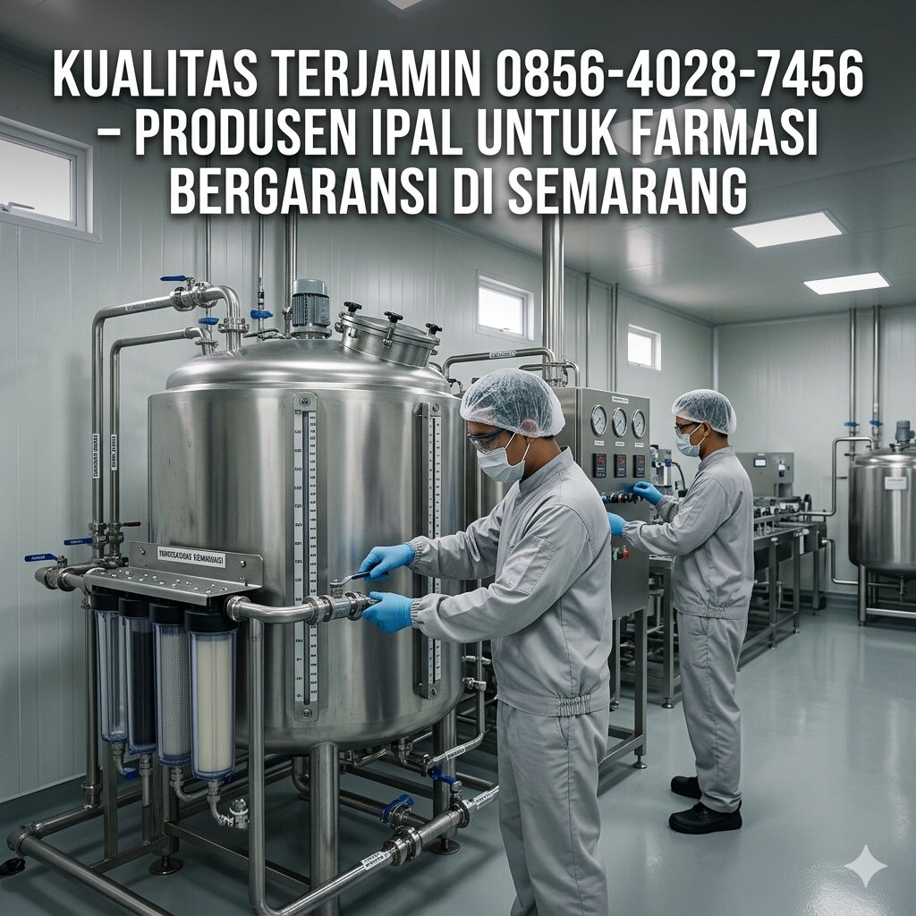 Kualitas Terjamin 0856-4028-7456 – Produsen IPAL untuk Farmasi Bergaransi di Semarang