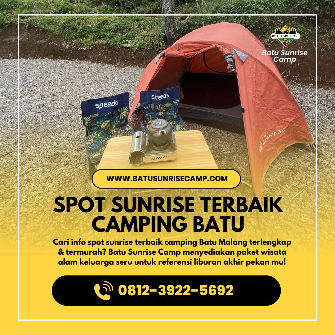 Menyambut Pagi di Ground Paket Camping Batu Malang Penuh Sunrise