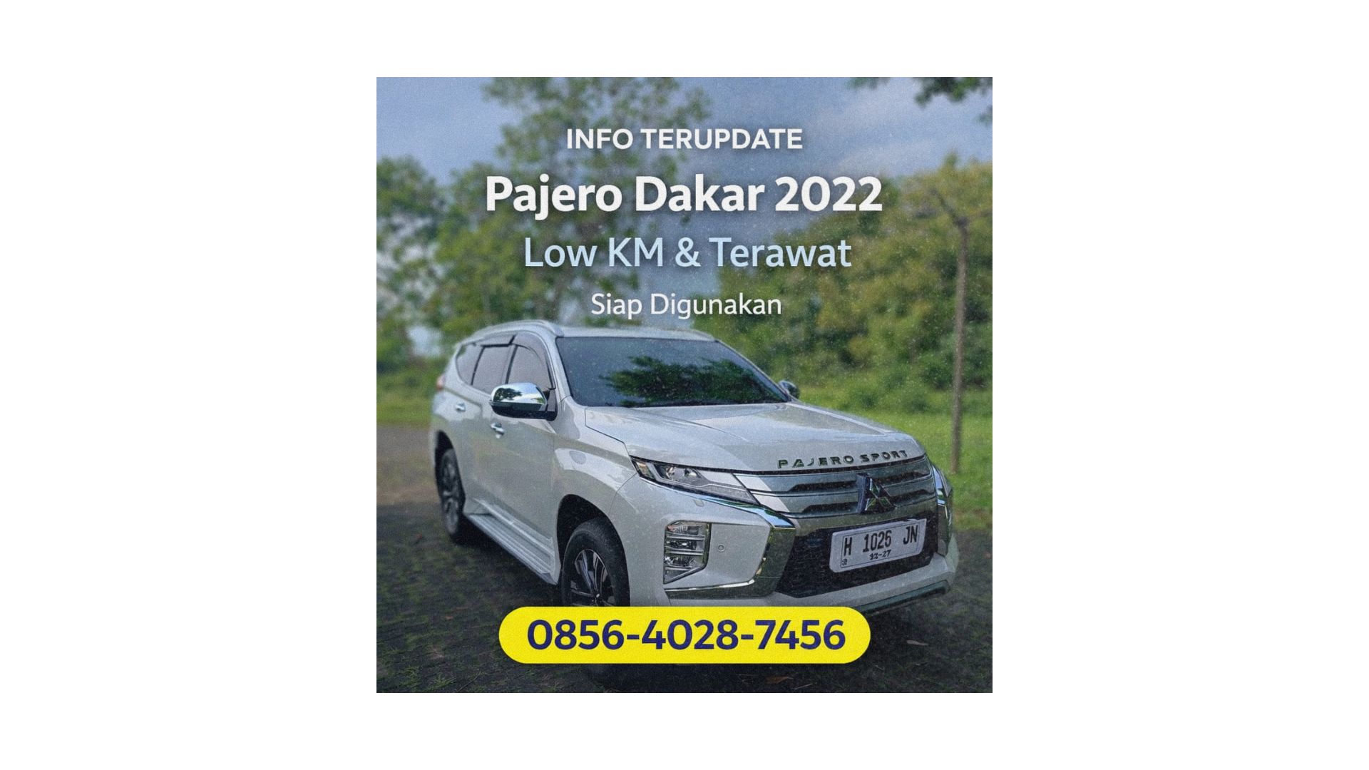Info Terupdate | 0856-4028-7456 Info Harga Second Mitsubishi Pajero Sport Dakar 2022 di Semarang