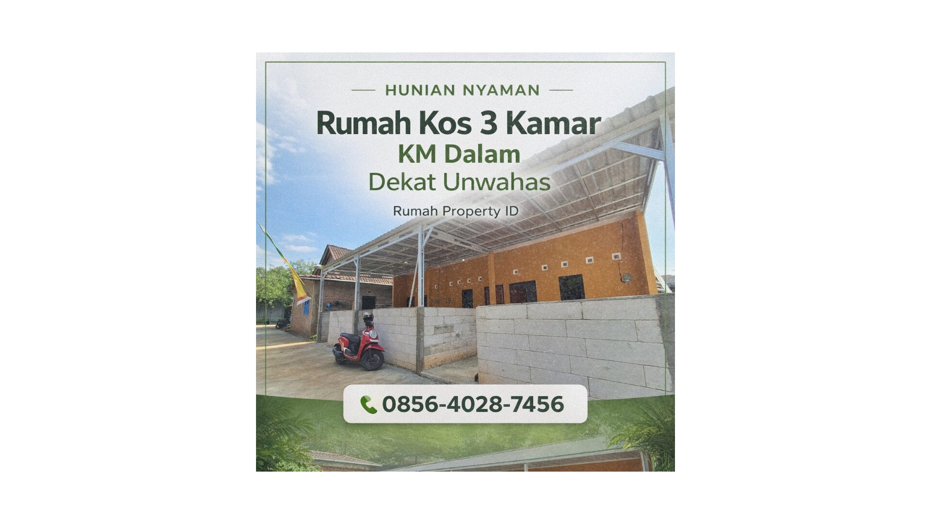 Hunian Nyaman | 0856-4028-7456 | Jual Rumah Kos 3 Kamar Plus Kamar Mandi Dalam Deket Kampus Unwahas Gunungpati Semarang – Rumah Property ID