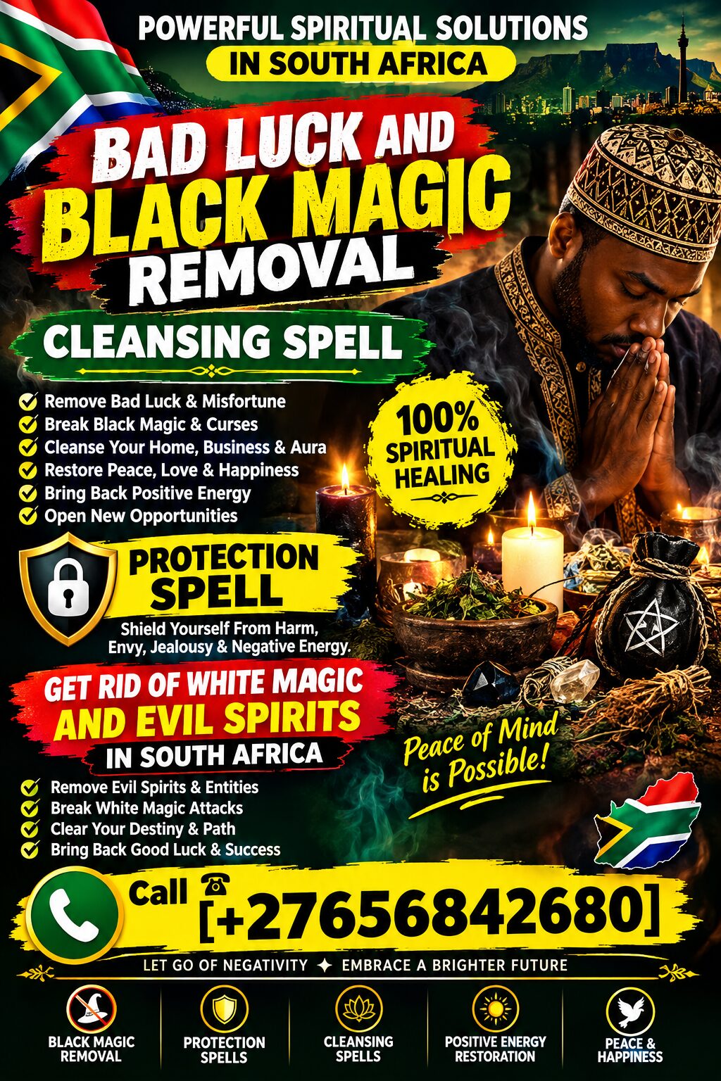 Bad Luck And Black Magic Removal In Breckenridge Hills City in Missouri, Cleansing Spell In Matthew Town In The Bahamas Call ☏ +27656842680 Protection Spell In Volksrust Town, Get Rid Of White Magic And Evil Spirits In Howick South Africa